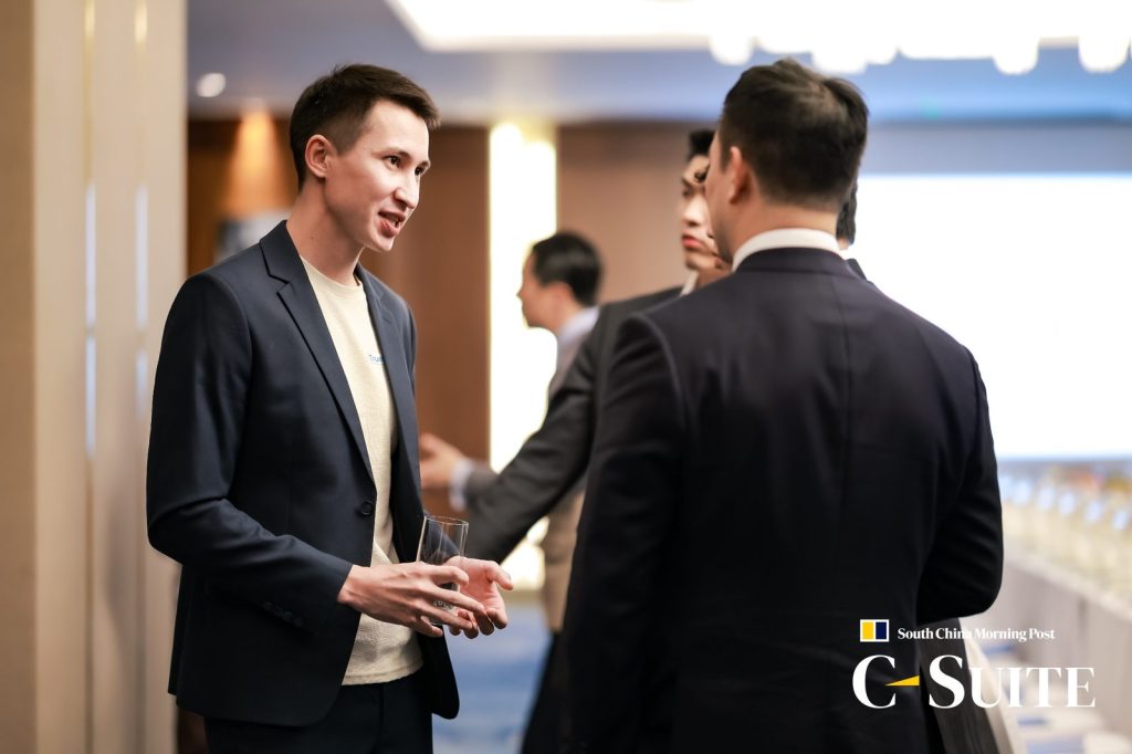 Temirlan Mukatayev at the South China Morning Post C-Suite Roundtable in Astana